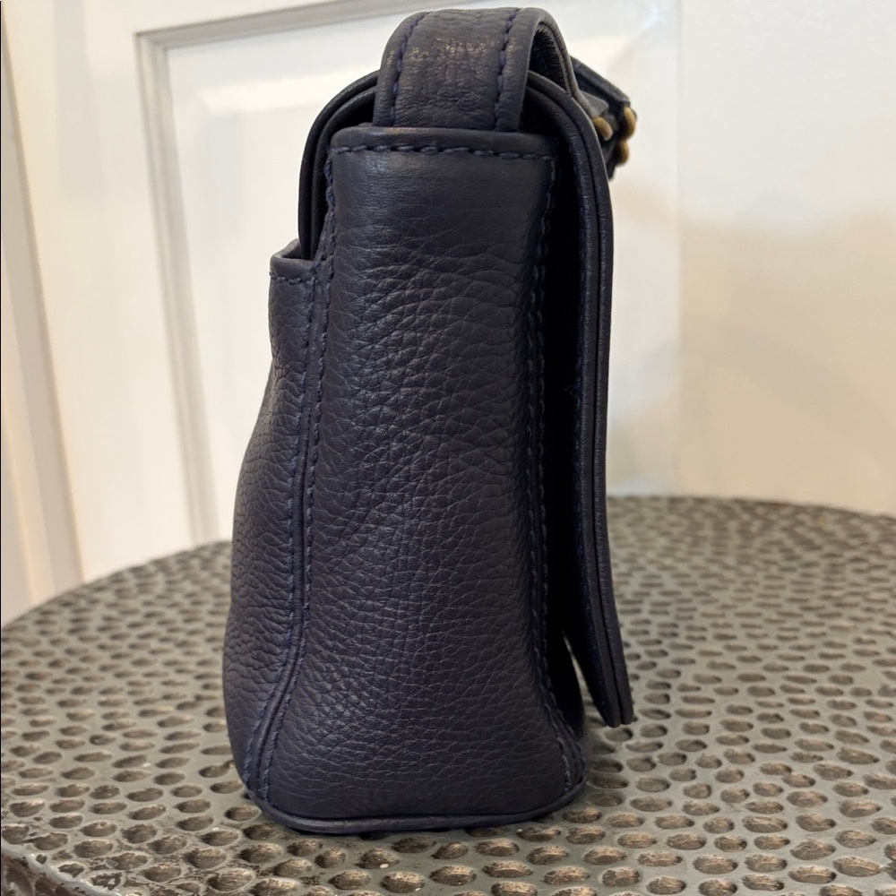 Vintage Coach Sonoma Navy Flap Crossbody Bag 4929 - Picture 4 of 9